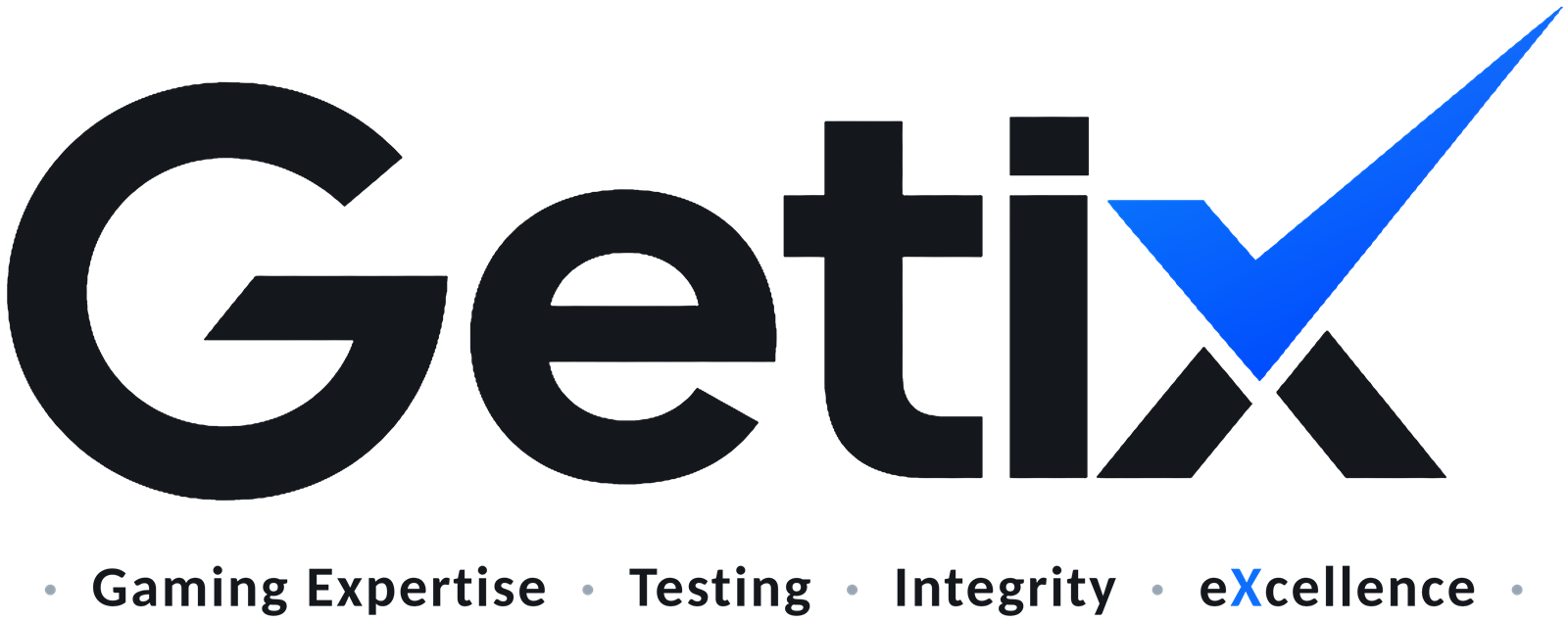 Getix — Gaming Expertise · Testing · Integrity · eXcellence